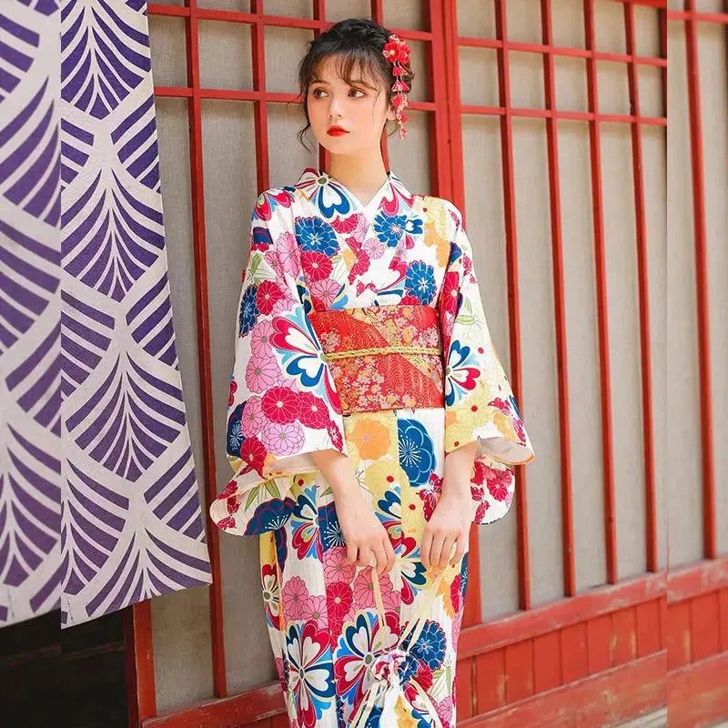 Japanischer Damen-Kimono 'Reiko' – Kimono im traditionellen japanischen Stil für Herren und Damen