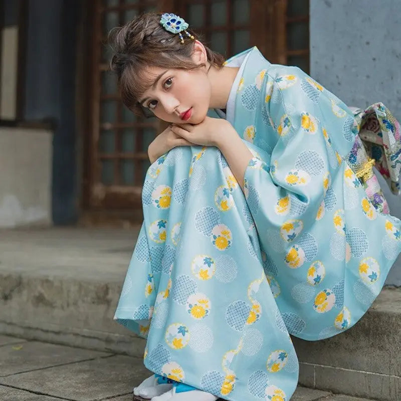 Großer japanischer Damen-Kimono 'Miya' – japanisches Gewand, Kimono im japanischen Design