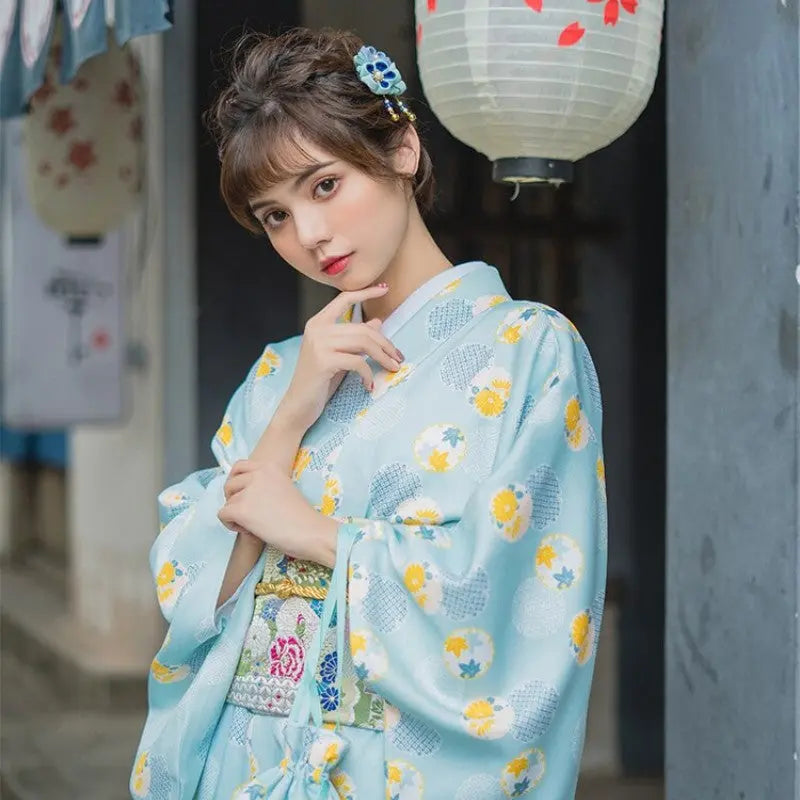Großer japanischer Damen-Kimono 'Miya' – Kimono im traditionellen japanischen Stil für Herren und Damen
