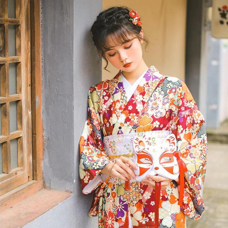 Japanischer Damen-Kimono 'Kimitsu' – Kimono für traditionelle Anlässe, Premium-Qualität