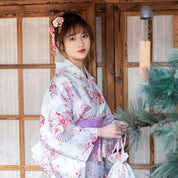 Kawaii japanischer Damen-Kimono 'Komotori' – japanisches Gewand, Kimono im japanischen Design