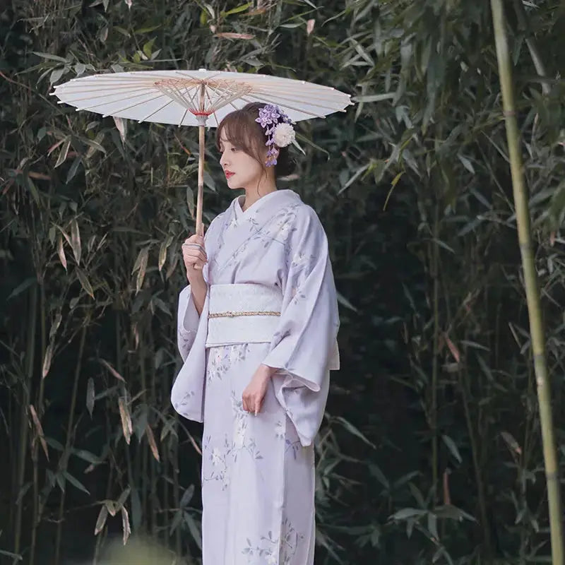 Vintage Japanischer Frauen Kimono 'Shizuko' – japanisches Gewand, Kimono im japanischen Design