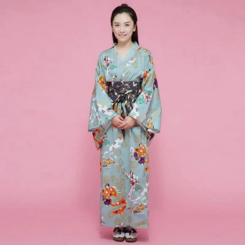 Japanischer Geisha-Kimono für Damen 'Amaya' – japanisches Gewand, Kimono im japanischen Design