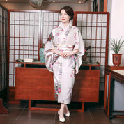 Langer japanischer Damen-Kimono 'Miyuki' – Kimono im traditionellen japanischen Stil für Herren und Damen