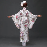 Traditioneller japanischer Frauen-Kimono 'Nori' – Detail: lange Ärmel, Kimono japanischen Stil