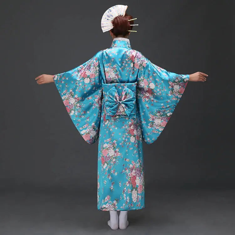 Traditioneller japanischer Frauen-Kimono 'Nori' – Qualitäts-Detail Kimono Premium