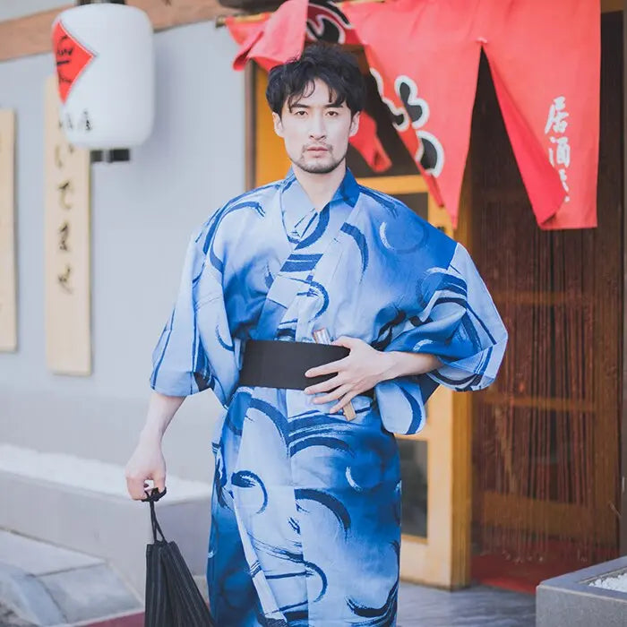 Herren-Kimono 'Hashimoto' – Kimono im traditionellen japanischen Stil für Herren und Damen
