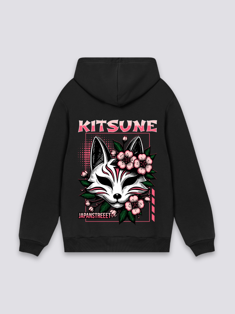 Kitsune Hoodie – Hoodie im Streetwear-Stil für Herren und Damen