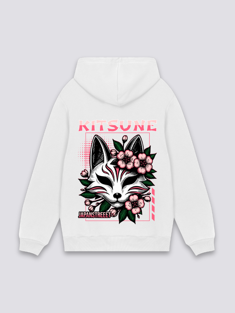 Kitsune Hoodie – Oversize, Hoodie im japanischen Design