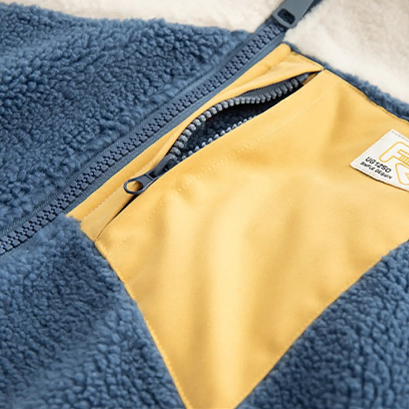 Fleece-Jacke 'UG1250 – Nahaufnahme Sweatshirt mit japanischem Motiv