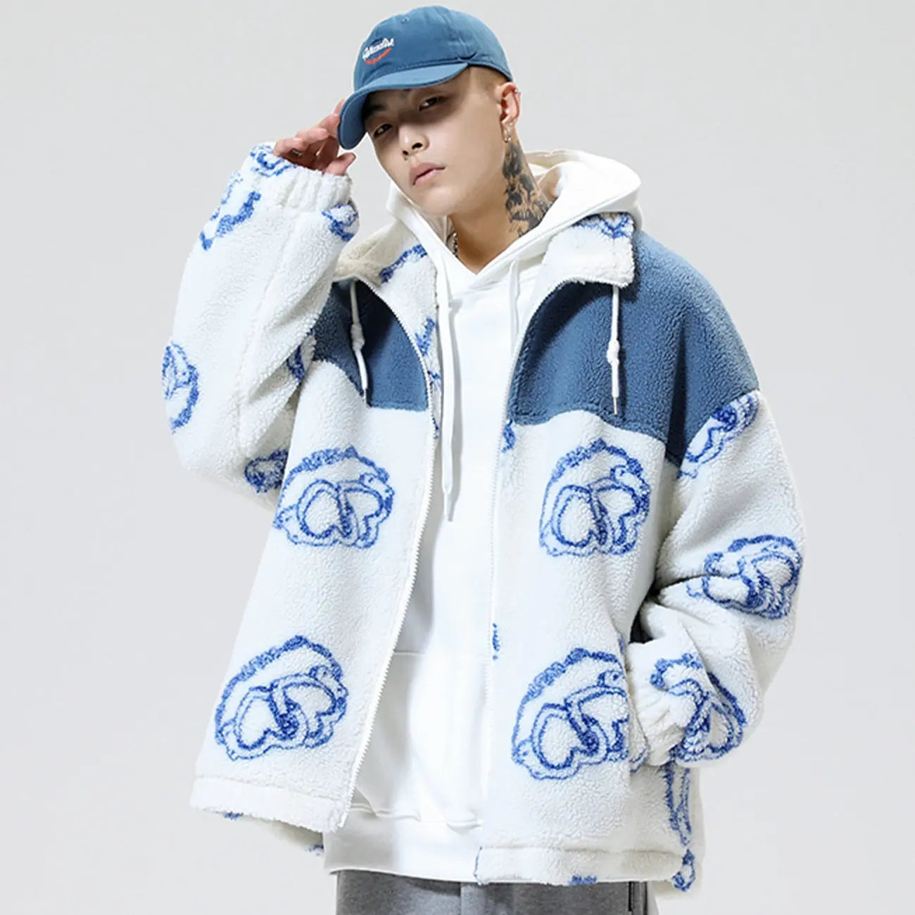 Streetwear-Jacke aus Wolle 'NKP110' – Bomberjacke für die Übergangszeit, Premium-Qualität