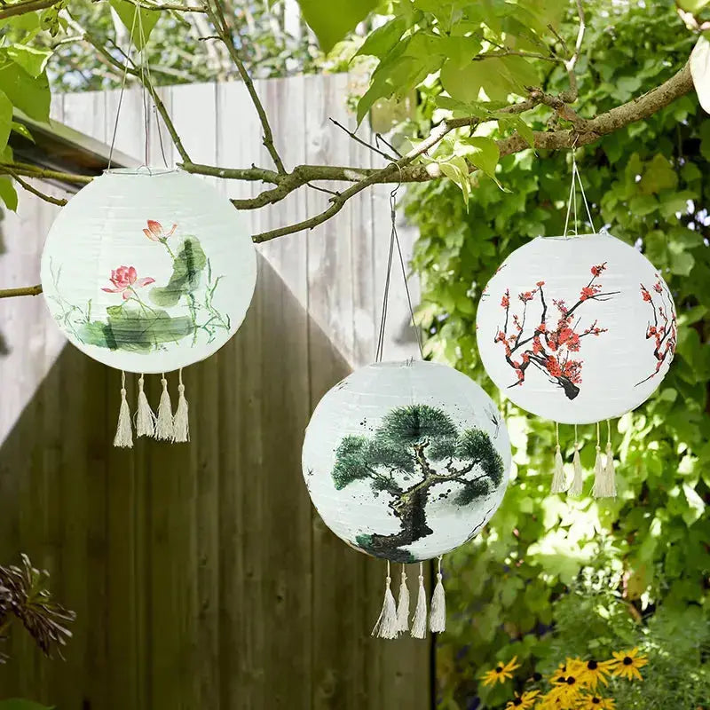 Japanische Papierlaterne – Lampe im japanischen Stil für Unisex