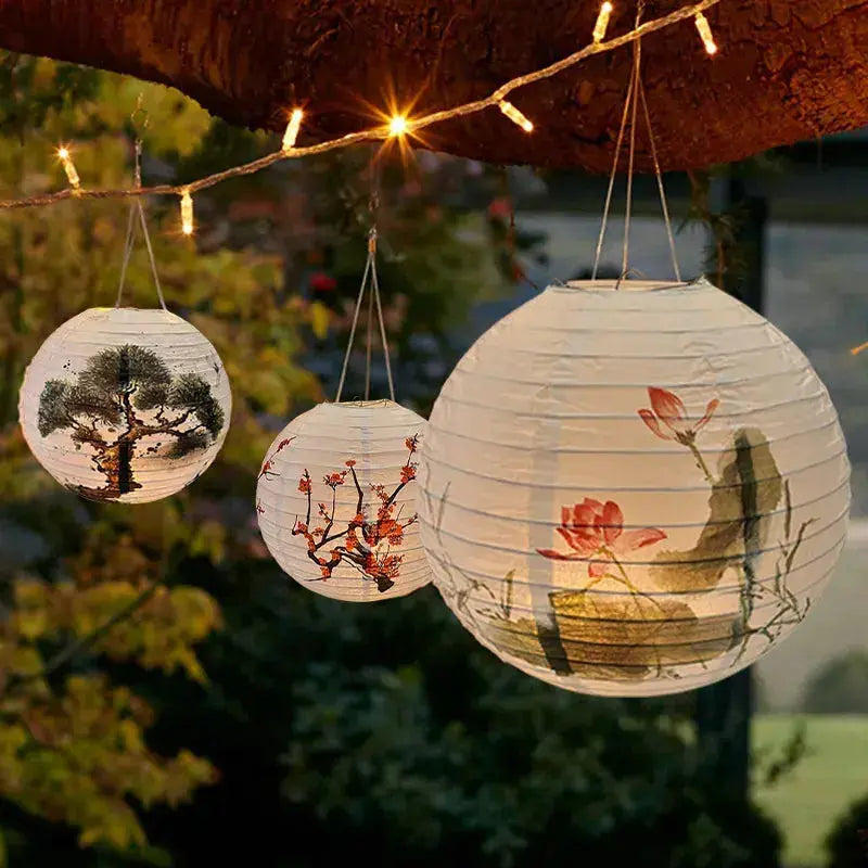 Japanische Papierlaterne – Laterne, Lampe im japanischen Design