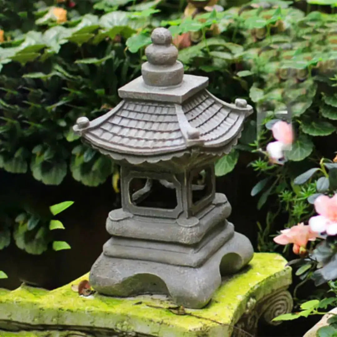 Traditionelle japanische Laterne – Detail: aus Papier, Lampe japanischen Stil