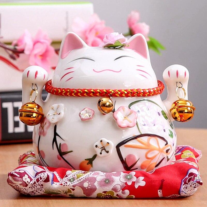 Japanische Maneki Neko 'Tinkerbells' – Maneki-neko, Figur im japanischen Design