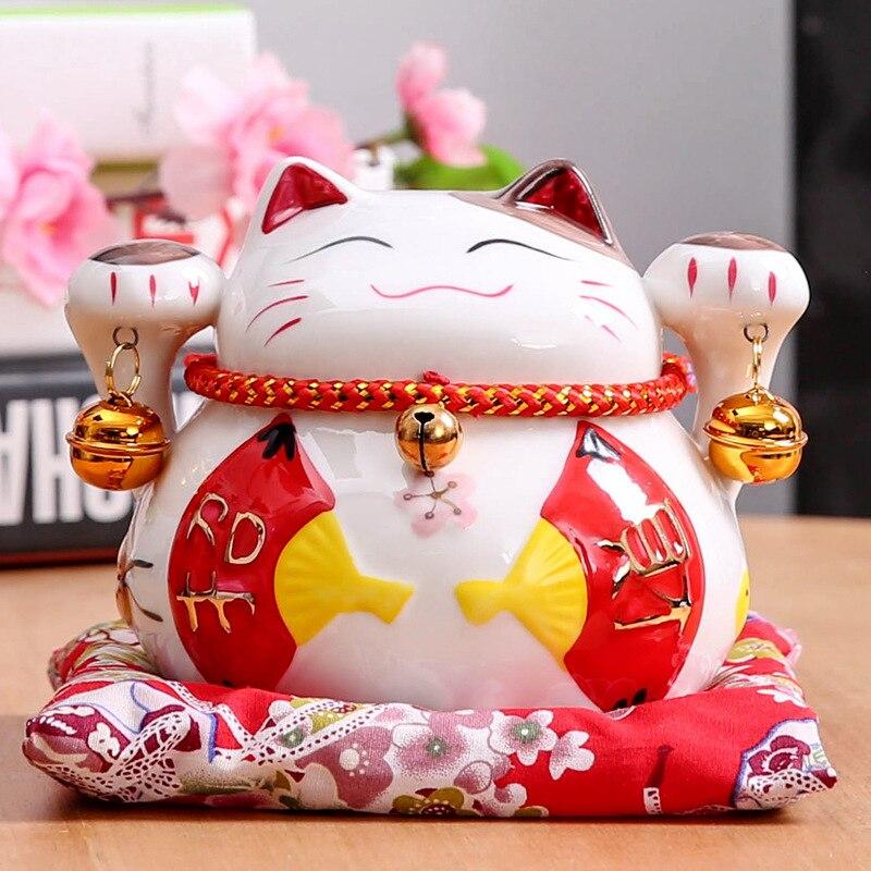 Maneki Neko Spardose 'Fans' – Maneki-neko, Spardose im japanischen Design