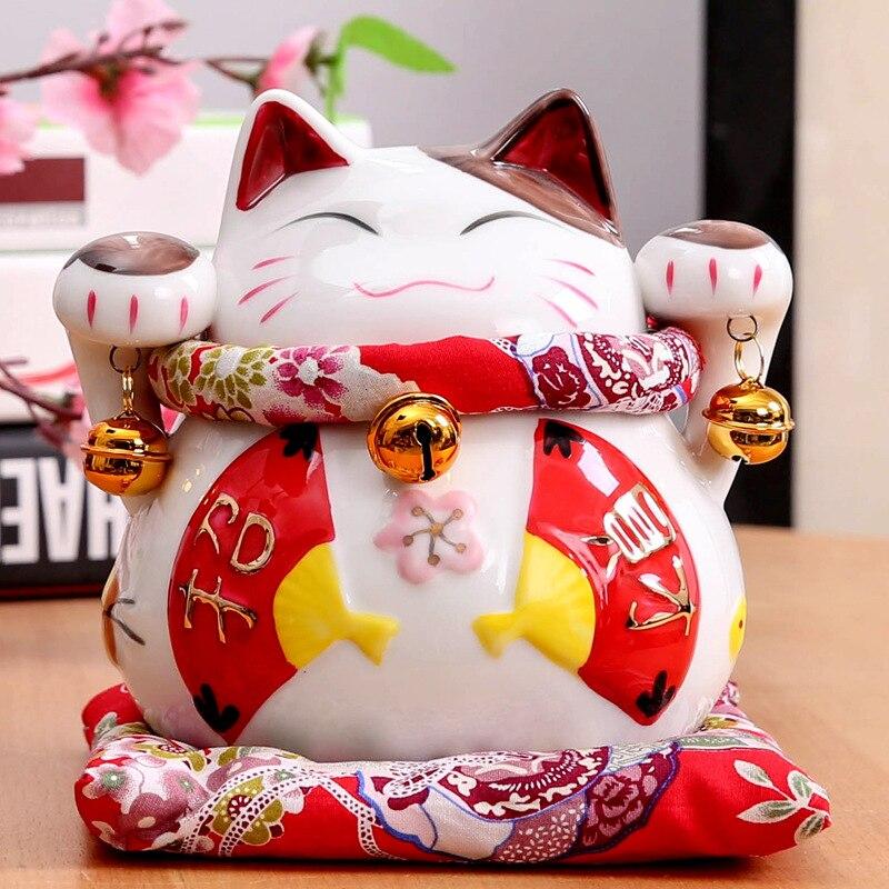 Maneki Neko Glückschance 'Doppelter Ring' – Maneki-neko, Figur im japanischen Design