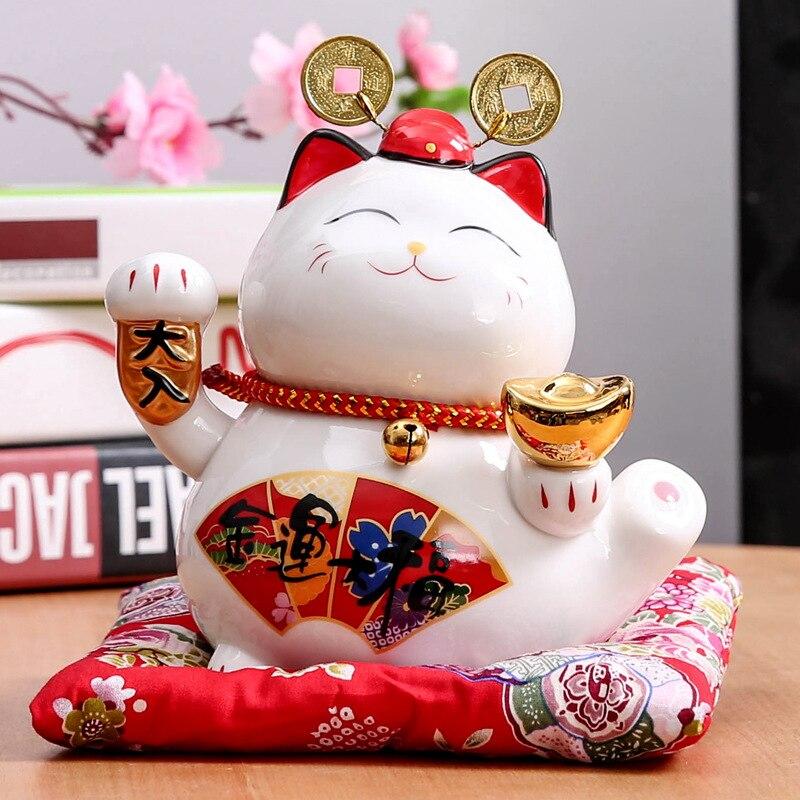 Maneki Neko Sparschwein 'Hiragana-Katze' – Maneki-neko, Figur im japanischen Design