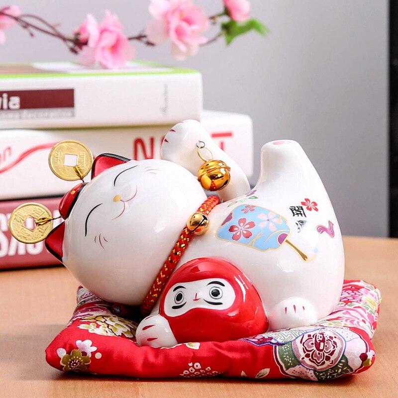 Maneki Neko Spardose 'Daruma' – Maneki-neko, Spardose im japanischen Design