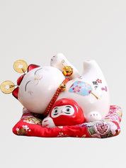 Maneki Neko Spardose 'Daruma' – Spardose im japanischen Stil für Unisex