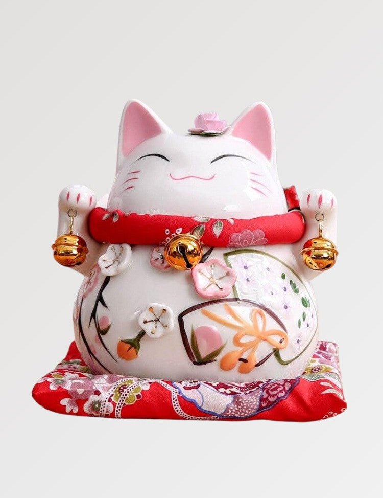 Maneki Neko Entwurf 'Okami' – Figur im japanischen Stil für Unisex