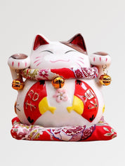 Maneki Neko Glückschance 'Doppelter Ring' – Figur im japanischen Stil für Unisex