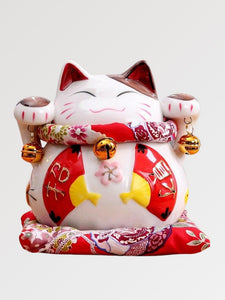 Maneki Neko Glückschance 'Doppelter Ring'