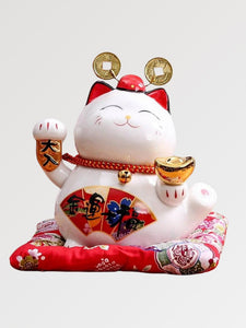 Maneki Neko Sparschwein 'Hiragana-Katze'