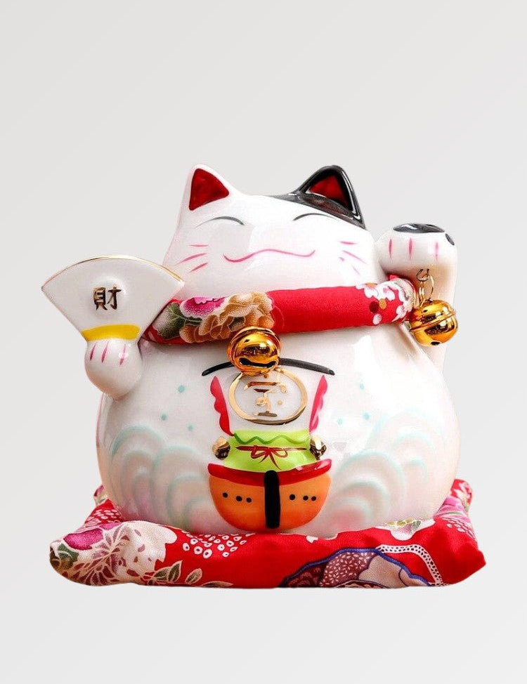 Maneki Neko Spardose 'Kanji Torii' – Spardose im japanischen Stil für Unisex