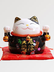 Maneki Neko Spardose 'Schwarz' – Figur im japanischen Stil für Unisex