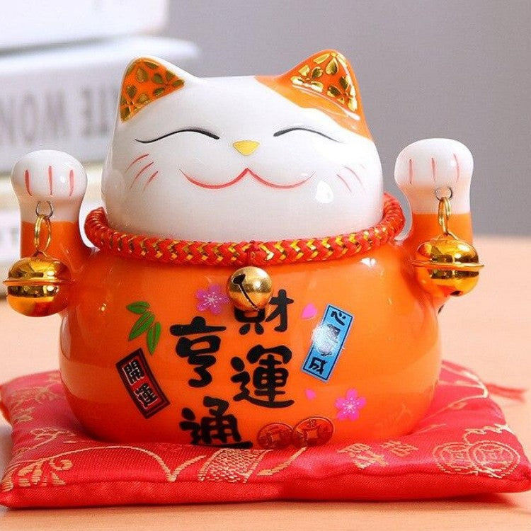 Maneki Neko 'Orange Oito' – Maneki-neko, Figur im japanischen Design
