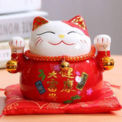 Maneki Neko Spardose 'Rot' – Maneki-neko, Spardose im japanischen Design