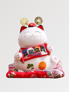 Maneki Neko Spardose 'Okami Ribbon'