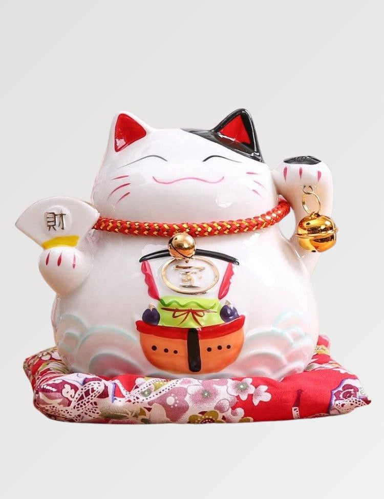 Maneki Neko-Sparschwein 'Torii Kanji' – Figur im japanischen Stil für Unisex