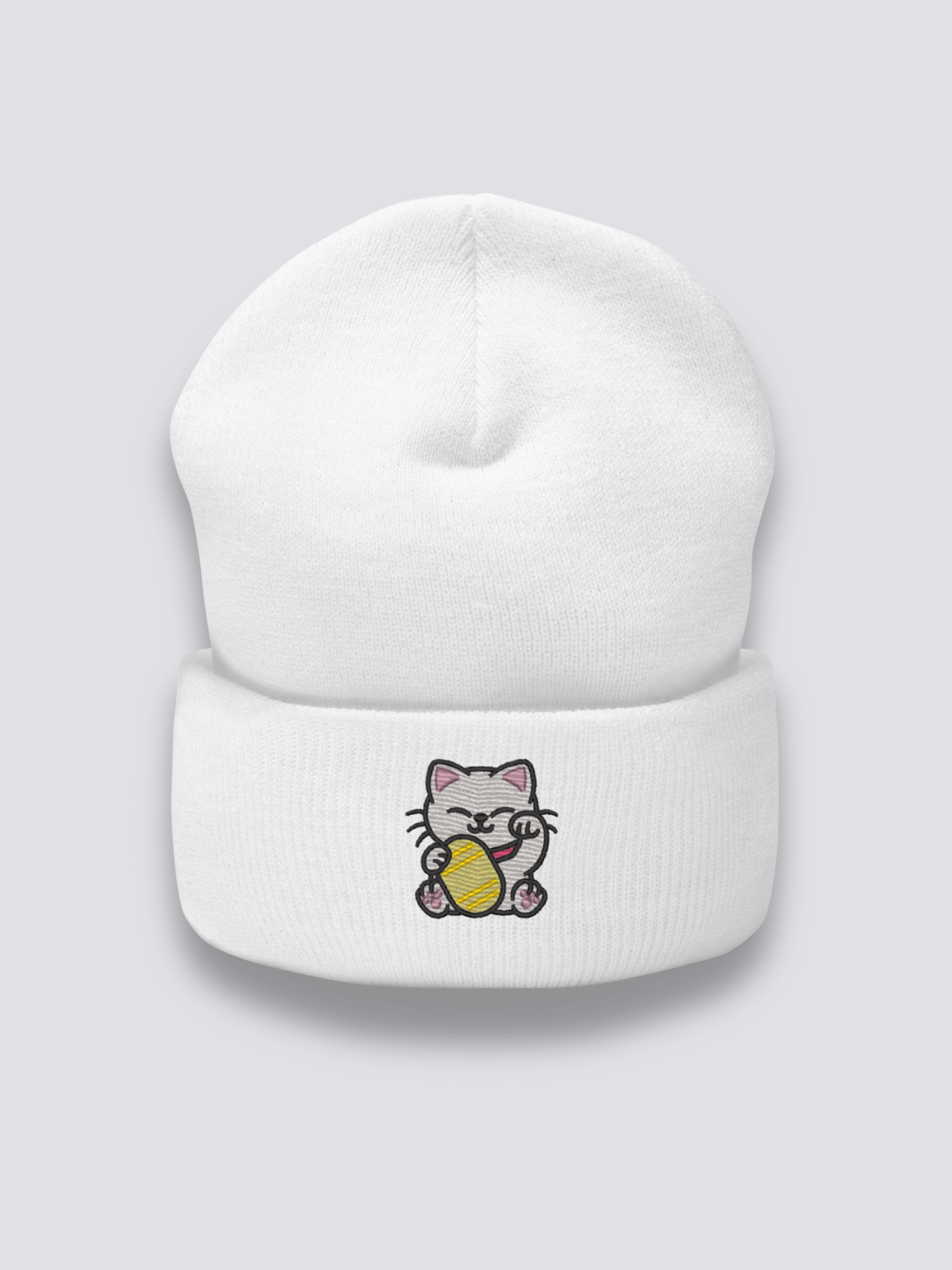 Maneki Neko Mütze – bestickt, Baseball Cap im japanischen Design