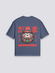 Daruma T-Shirt – Detail: japanisches Motiv, T-Shirt japanischen Stil