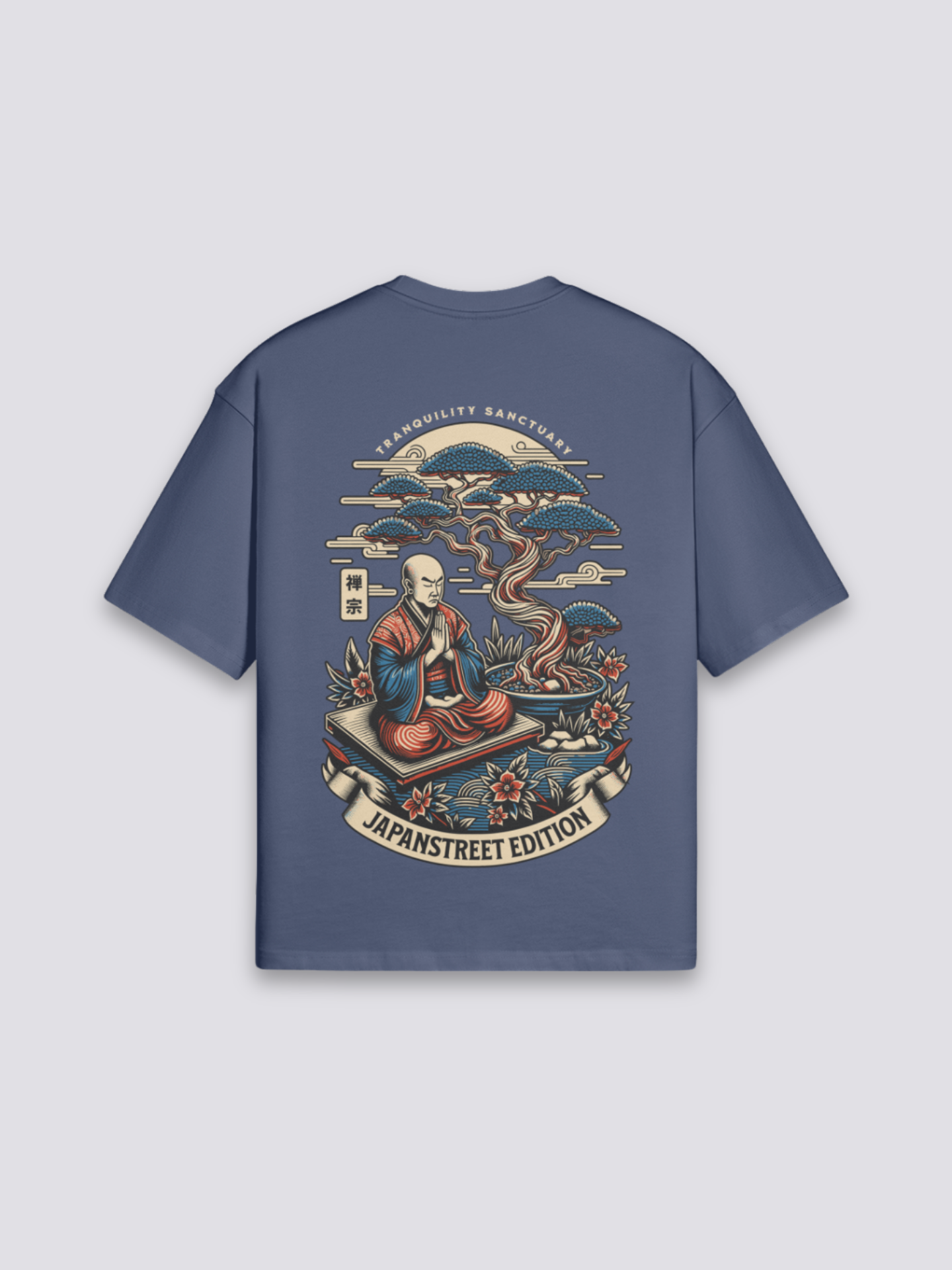 T-Shirt mit japanischem Aufdruck – T-Shirt für den Alltag, Premium-Qualität