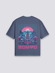 Tokio T-Shirt – Detail: japanisches Motiv, T-Shirt japanischen Stil
