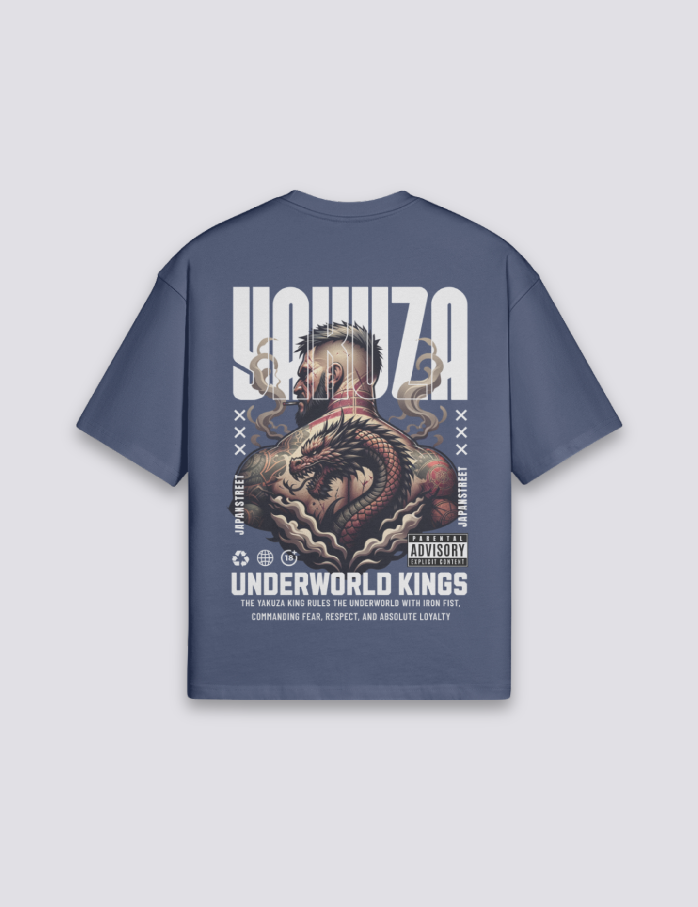 Yakuza T-Shirt – Oversize, T-Shirt im japanischen Design