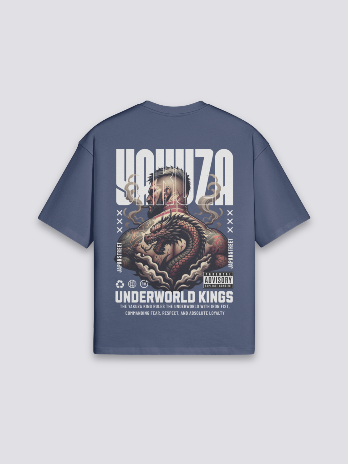 Yakuza T-Shirt – Oversize, T-Shirt im japanischen Design