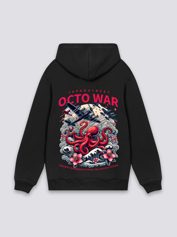 Oktopus-Hoodie – Hoodie im Streetwear-Stil für Herren und Damen