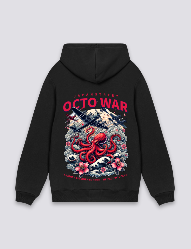 Oktopus-Hoodie – Hoodie im Streetwear-Stil für Herren und Damen