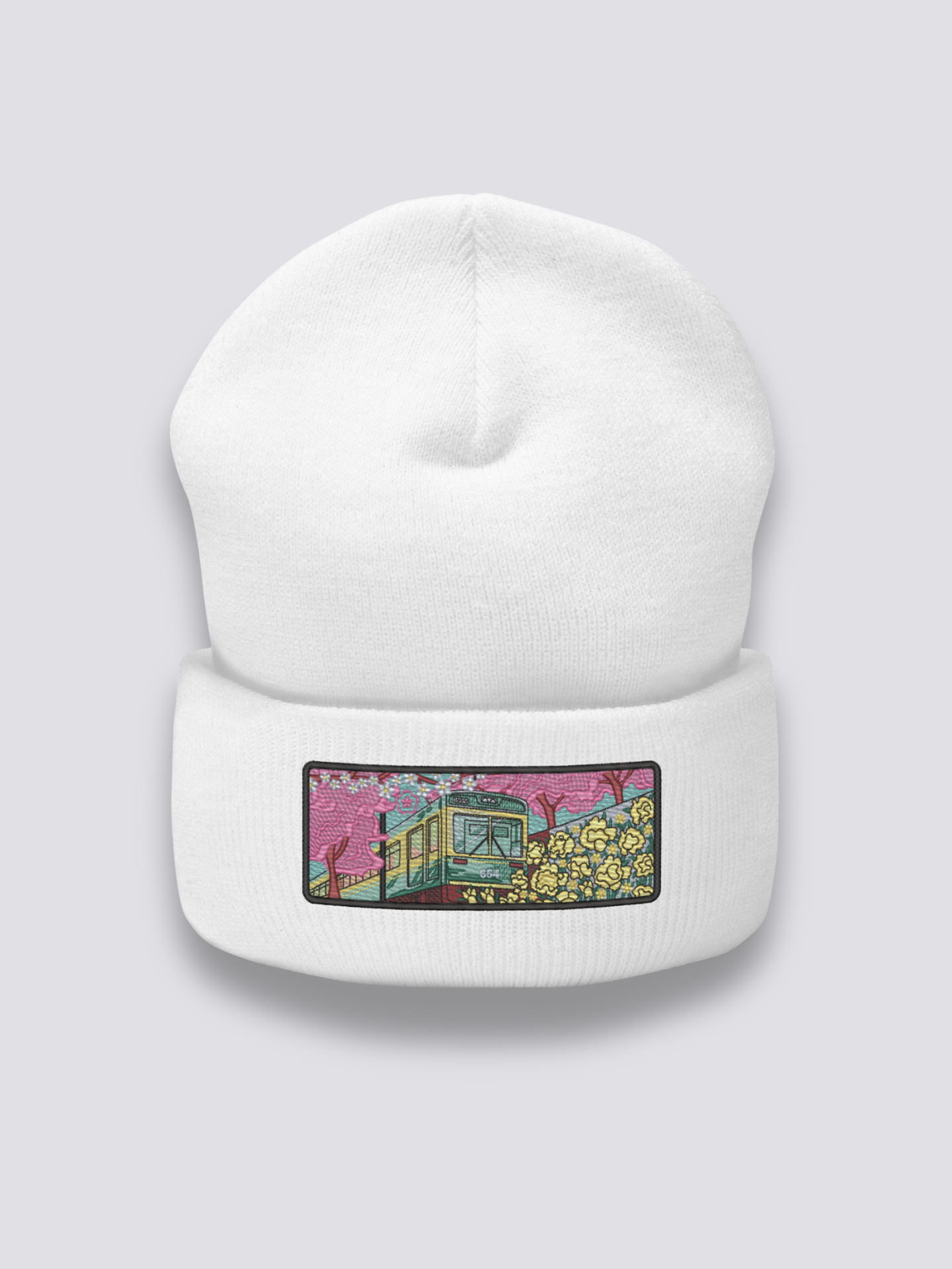 Old School Japanese Beanie – bestickt, Baseball Cap im japanischen Design