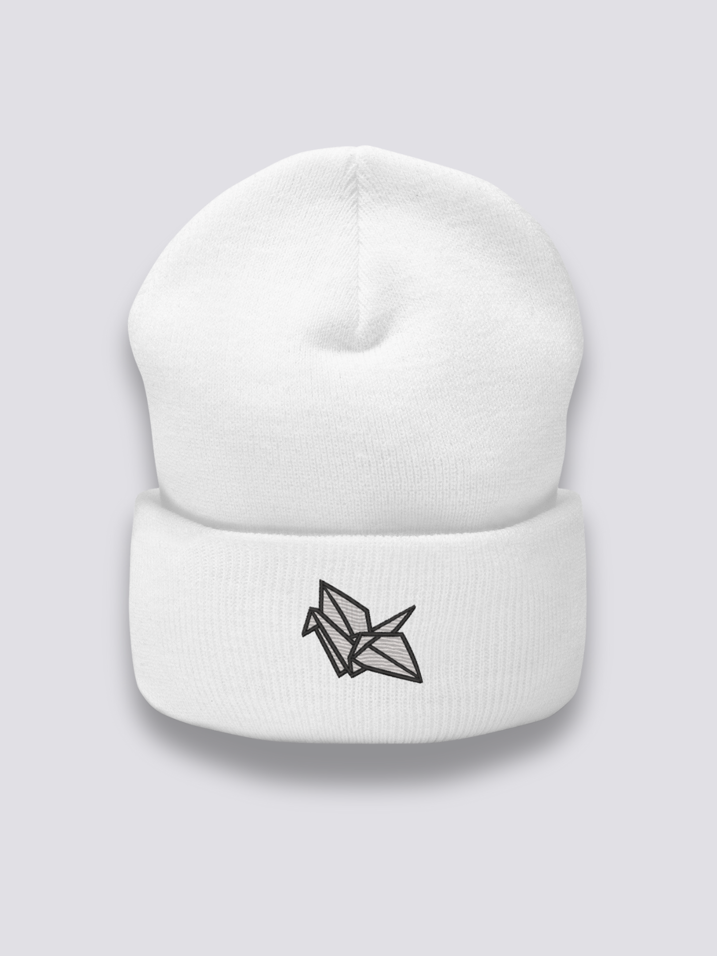 Origami Beanie – bestickt, Baseball Cap im japanischen Design