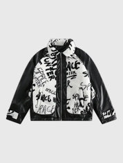 Gepolsterte Jacke Streetwear Style – Bomberjacke im Sukajan-Stil für Herren und Damen