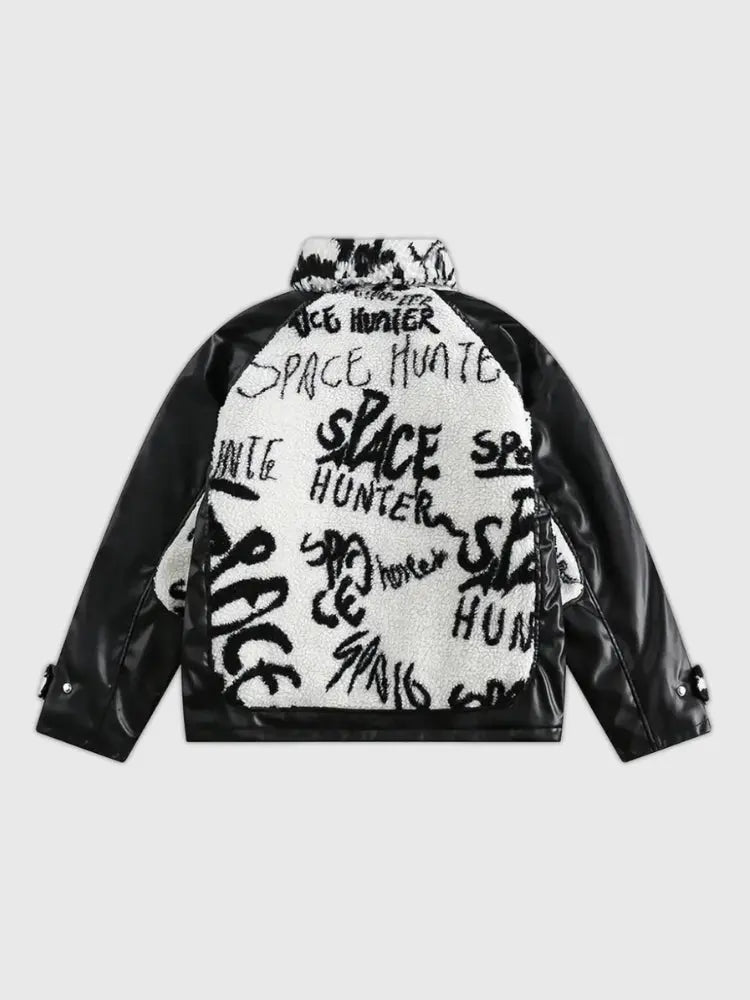 Gepolsterte Jacke Streetwear Style – bestickt, Bomberjacke im japanischen Design