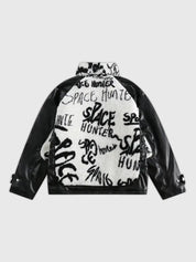 Gepolsterte Jacke Streetwear Style – bestickt, Bomberjacke im japanischen Design
