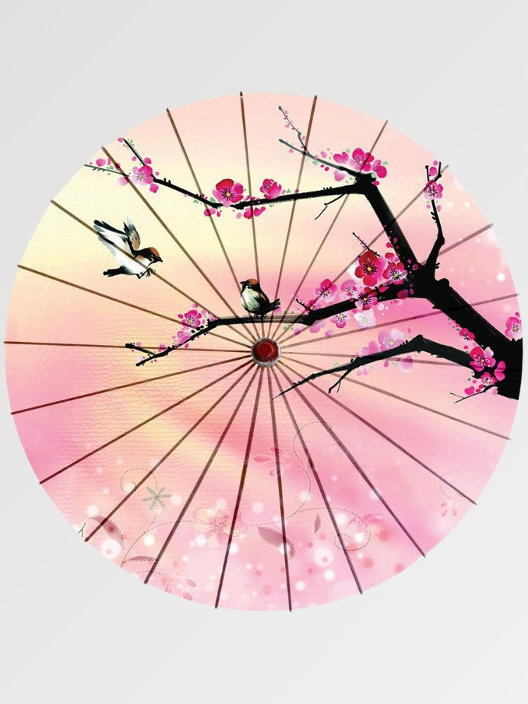 Japanischer Wagasa 'Sakura Fleuri' – Regenschirm im japanischen Stil für Unisex