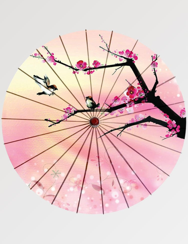 Japanischer Wagasa 'Sakura Fleuri' – Regenschirm im japanischen Stil für Unisex