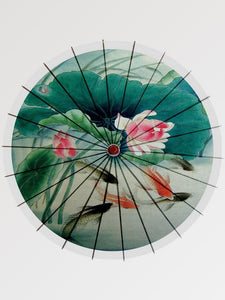 Japanischer transparenter Wagasa 'Koi'